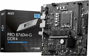 MSI Pro B760M-G Intel B760 DDR4 Anakart