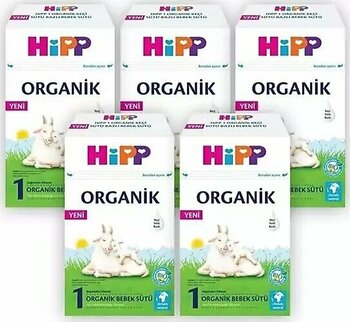 Hipp Organik 1 Keçi Sütü Bazlı Bebek Sütü 400 gr 5 Adet