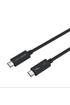 Acasis 1m Thunderbolt 5 80Gbps 8K@60Hz 120Gbps,240W,Type-C Kablo