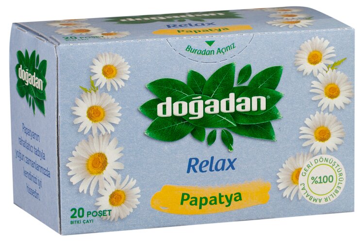 Doğadan Papatya Bitki Çay 20'li