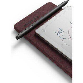 Remarkable Paper Pro Move + Marker Plus Kalem + Mozaik Dokuma Burgundy Kılıf - Bordo