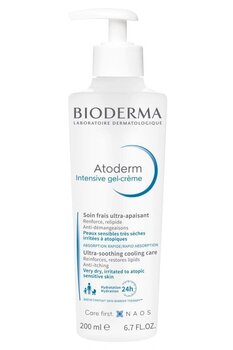 Bioderma Atoderm Intensive Gel Creme Kuru Ciltler İçin Su Bazlı Yağsız Nemlendirici Yüz Bakım Kremi 200 Ml