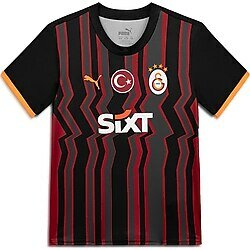 Puma Galatasaray S.k. 24/25 Çocuk Forma Siyah
