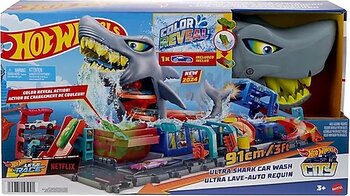 Hot Wheels Muhteşem Köpek Balığı Araba Yıkama HTN82 Oyun Seti