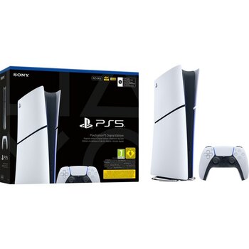 Sony Playstation 5 Slim Digital Versiyon 825 Gb Oyun Konsolu (Bilkom Garantili) - Siyah
