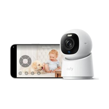Eufy E30 4k Iç Kamera, 360 Döner, Renkli Gece Görüşü, Aı Takip, Wi-fi, Uygulamalı Kamera Sistemi