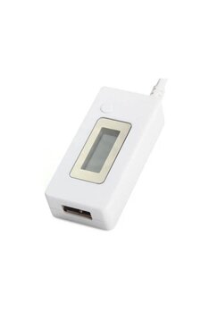Kuvars Usb Voltmetre Ampermetre Akım Ölçer Mikro Usb Girişli Volt Ölçer