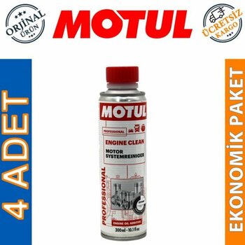 Motul Engine Clean 300 Ml Motor İçi Sistem Temizleyici (4 Adet)