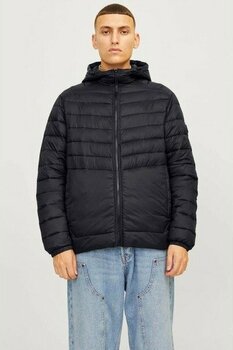 Jack & Jones Essentials Jjesprint Comfort Fit Ayarlanabilir Kapüşonlu Mont Erkek Mont 12258441 - Siyah - M