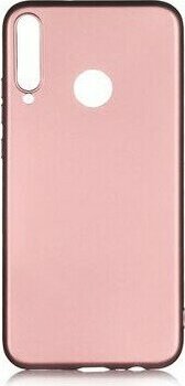Cep Case Huawei P40 Lite E Kılıf Yumuşak Ince Soft Pürüzsüz Silikon Kapak ve Nano Cam Koruma - Pembe