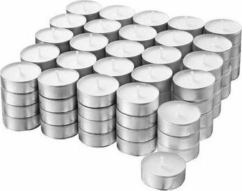 Sumu Home  Glımma Tealıght Mum Beyaz 4 Saat 100 Adet