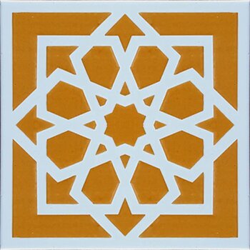 Armada Çini Sarı 20 cm x 20 cm Seramik Çini Karo