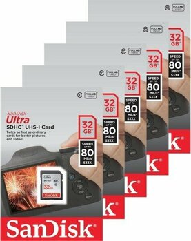 Sandisk Ultra 32 GB 80Mb/s 533x SD Hafıza Kartı (5 Adet)