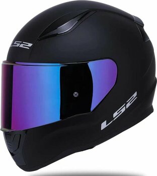 LS2 Rapid 2 Mat Siyah Rainbow Vizörlü Kask