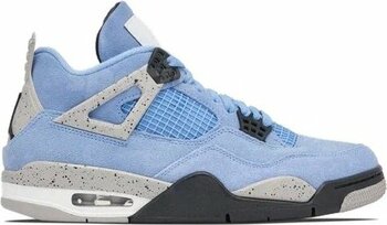 Nike Air Jordan 4 Retro UNIVERSITY BLUE/TECH GREY-WHITE-BLACK 36–45 Spor Ayakkabı