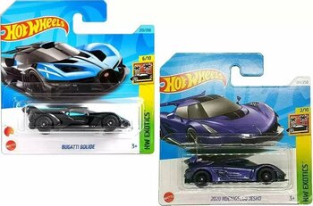 Hot Wheels 2 Araç Set - 2020 Koenigsegg Jesko & Bugatti Bolide Oyuncak Araba