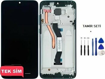 Xiaomi Redmi Note 8 Pro Lcd Ekran Dokunmatik Orijinal Kalite Çıtalı Yeşil + Tamir Seti