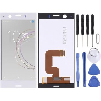Cbtx Sony Xperia Xz1 Compact Gümüş Uyumlu Lcd Ekran Ve Sayısallaştırıcı Tam Montaj Gümüş