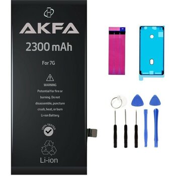Akfa Apple iPhone 7 Telefon Batarya- 2300 Mah + Batarya Pil Tamir Seti