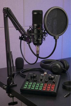 Lastvoice Bm800 Live Head Efektli Ses Kartı Mikrofon Kulaklık Canlı Yayın Seti (TİKTOK PC TELEFON)