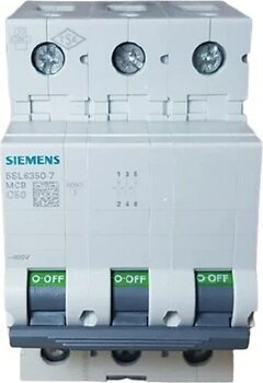 Siemens 3X50A C/6KA W Otomatik Sigorta
