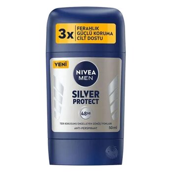 Nivea Men Silver Protect 3x50 ml Erkek Stick Deodorant