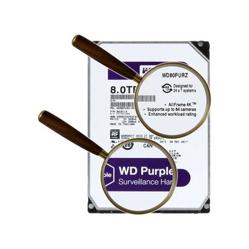 Wd Wd80purz 8 Tb 5400 Rpm 128 Mb Sata 3 Hdd