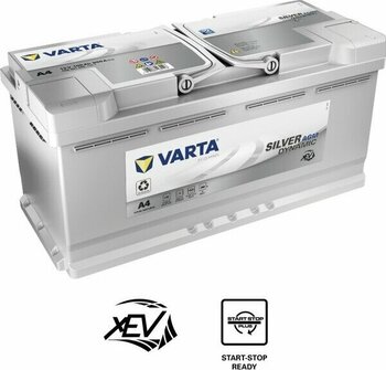 Varta A4 12V 105 Ah 950A AGM Start-Stop Silver Dynamic Akü (Üretim Yılı: 2023)