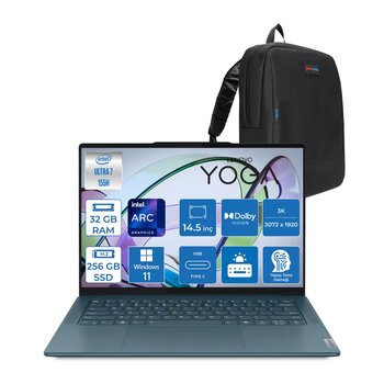 Lenovo Yoga Pro 7 14imh9 Intel Core Ultra 7 155h Aı 32gb Ddr5 256gbssd Intel® Arc™ Graphics14.5" 3k (3072x1920) Ips 400nits 120hz Dokunmatik Win11home Taşınabilir Bilgisayar 883e200aqtrh01+Zettaçanta