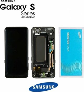 Samsung Galaxy S8 Plus G955 Uyumlu Lcd Ekran Dokunmatik Siyah Servis GH97-20564A