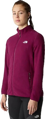 The North Face 100 Glacier NF0A855OI0H1 Tam Fermuarlı Pembe Kadın Polar