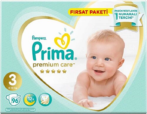 Prima Premium Care Midi No:3 96'lı Bebek Bezi