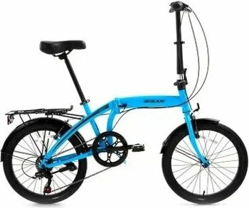 Bisan Twin-S V Açık Mavi Siyah Katlanır Bisiklet