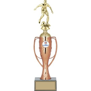 Odak Kupa - Figürlü Kupalar - Futbol Figürlü Kupalar FG-025 C - 36 cm - 16 x 16 cm - Altın