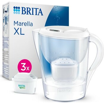 BRITA Marella XL 3x Maxtra Pro All-In-1 Filtreli Su Arıtma Sürahisi - Beyaz 3,5 lt