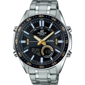 Casio EFV-C100D-1BVDF Erkek Kol Saati - Siyah - Sarı