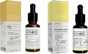 SKIN401 Canlandırma ve Nemlendirici Etkili Serum Seti