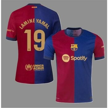 Barcelona 2024/25 Yeni Sezon Lamine Yamal Iç Saha Yetişkin Forması - S - Lacivert
