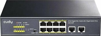 Cudy GS1010P 8 Port 10/100/1000 Mbps Gigabit PoE Switch