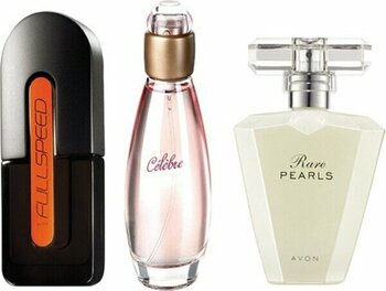 Avon Fullspeed Edt 75 ml + Celebre Edt 50 ml + Rare Pearls Edp 50 ml 3 Lü Set - 1001 ml
