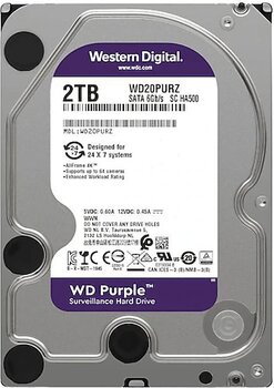 Western Digital Purple WD20PURZ 2 TB 5400 RPM 145 MB/s Harddisk