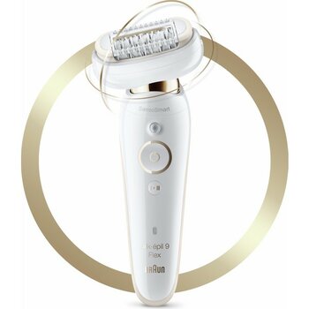 Braun Silk-Épil 9 Flex 9001 Kablosuz Islak&Kuru Epilatör Yıkanabilir Başlık Beyaz Renk