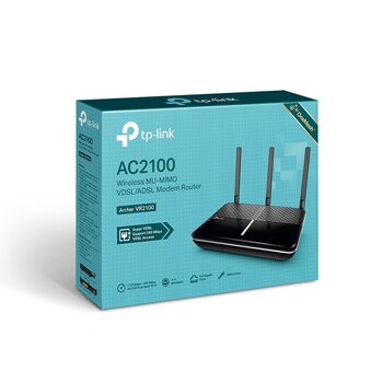Tp-Link ARCHER VR2100 AC2100 2.4/5GHz 4 Port ADSL/VDSL 3 Antenli Modem Rouetr