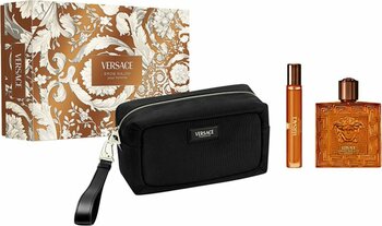 Versace Eros Najim Erkek EDP Parfüm 100 ml + Seyahat Boy 10 ml + Çanta