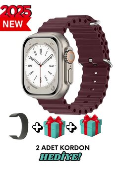 Realme Uyumlu Akıllı Saat Watch Ultra2 49Mm Kordon Hediyeli - Son Versiyon