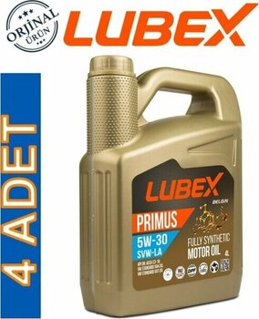 Lubex Primus Svw-la 5w-30 Tam Sentetik Dpf Motor Yağı 4 X 4 L 4 L