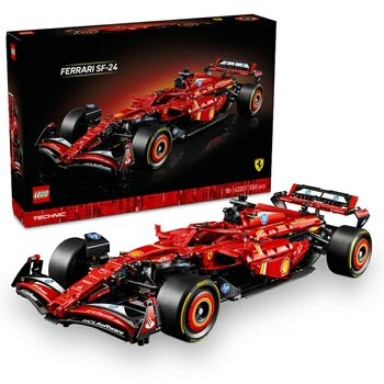 Lego® Technic Ferrari Sf-24 F1 Araba 42207 - Yetişkinler Için Koleksiyonluk Yaratıcı Yarış Arabası Modeli Yapım Seti (1361 Parça)