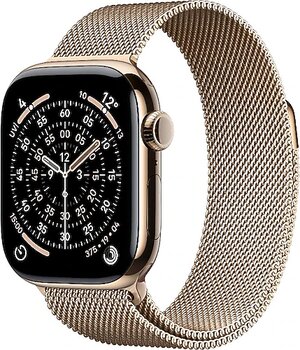 Apple Watch Series 11 42 mm GPS + Cellular Milano Loop Altın Akıllı Saat