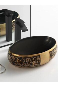 yediyapı Tezgah Üstü Seramik Çanak Lavabo Banyo Lavabosu