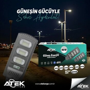 Eco Lounge Güneş Enerjili Sokak Lambası 120 W